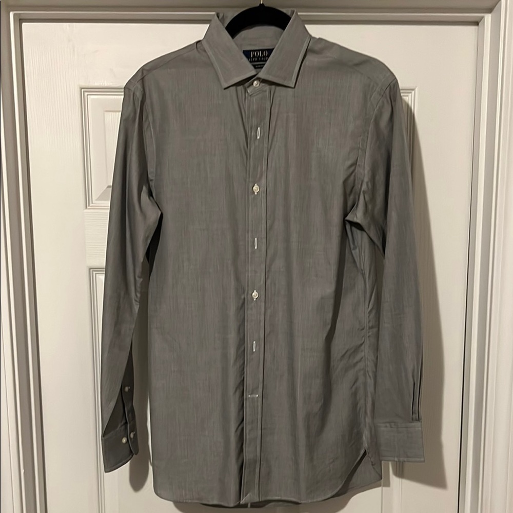 Polo by Ralph Lauren Gray Dress Shirt Classic Fit
